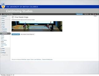 Thursday, January 17, 13
 