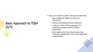 Introduction to Total Quality Management[TQM]