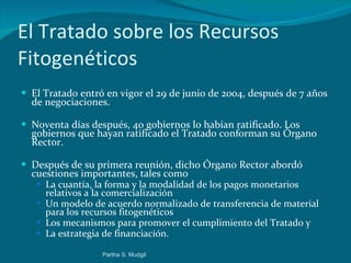 Tratado Internacional sobre los Recursos Fitogenéticos