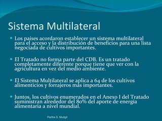 Tratado Internacional sobre los Recursos Fitogenéticos