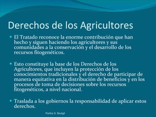 Tratado Internacional sobre los Recursos Fitogenéticos