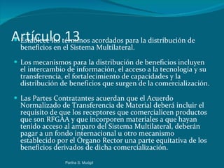 Tratado Internacional sobre los Recursos Fitogenéticos