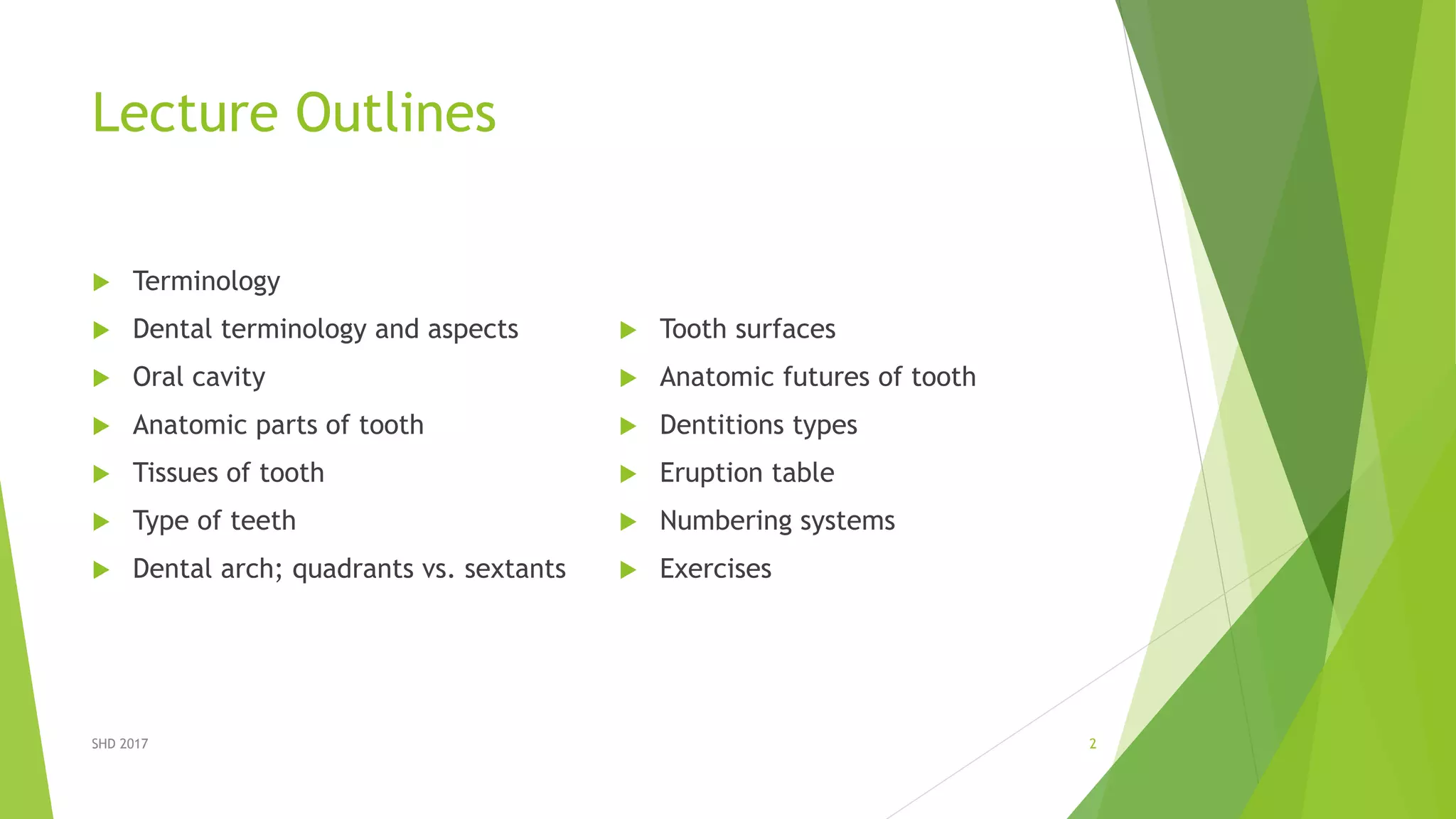 Intro two dental anatomy | PPTX