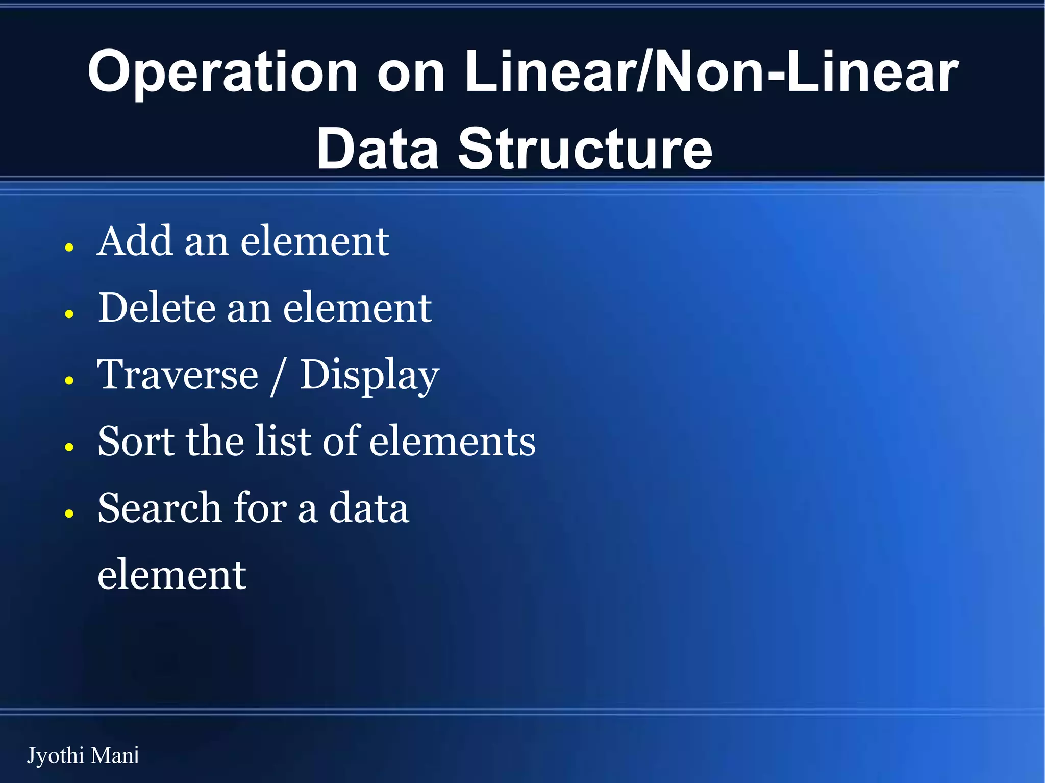 Data structure | PPTX