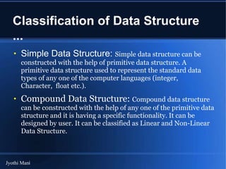 Data structure | PPTX