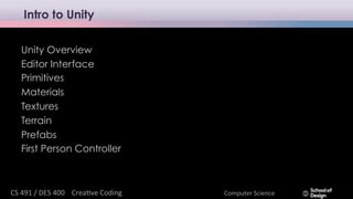 introUnity，introduce unity to all users. | PDF