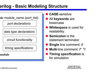 introduction to verilog notes slides jay bhaskar | PDF