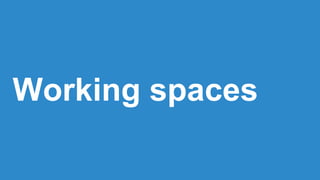Working spaces
 
