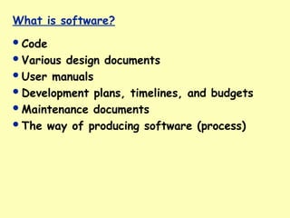 Introduction to principles of software engineeringWhy1and2 | PPT