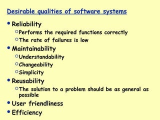 Introduction to principles of software engineeringWhy1and2 | PPT