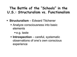 The Cognitive Revolution
 1950’s and 60’s – Part of the shift back
towards the internal mental processing
 Piaget, Chomsky, and Simon
 Application of scientific methods to
studying internal mental events
 Cognition = mental processes involved
in acquiring knowledge
 