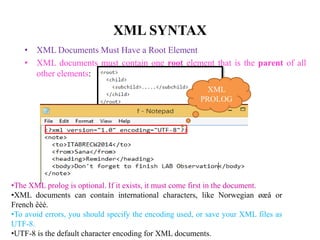 Intro xml | PPT