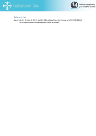 Interprete utilizando gold parser | PDF