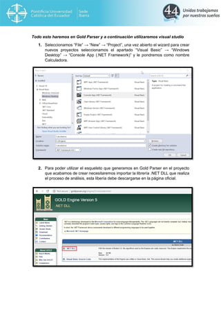 Interprete utilizando gold parser | PDF