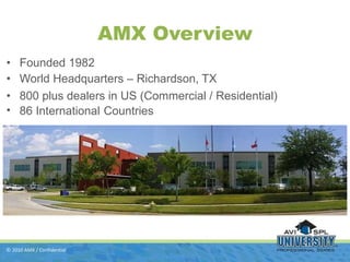 Intruduction to remote management software by AMX | PPT