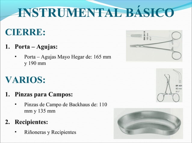 INSTRUMENTAL QUIRÚRGICO Y MESA DE MAYO | PPT