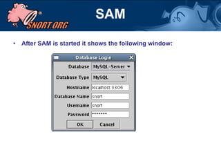 SAM After SAM is started it shows the following window: 