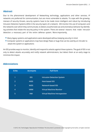 Intrusion Detection System (IDS) | PDF