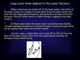 INTRUSION MECHANICS IN ORTHODONTICS..ppt