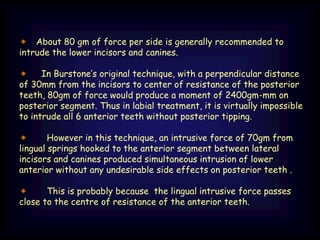 INTRUSION MECHANICS IN ORTHODONTICS..ppt