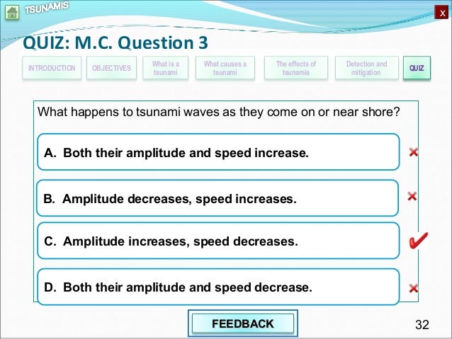 Integrated Science M4 Tsunamis