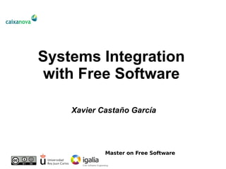 Systems Integration with Free Software Xavier Castaño García 