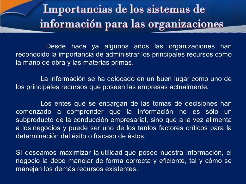 Introduccion a los sistemas de informacion