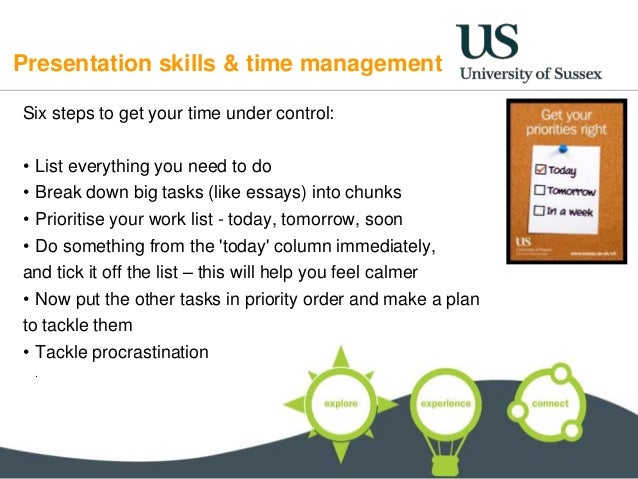 Essay Time Management Skills