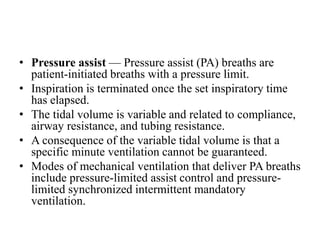 Pa Using Respiration Intubation and mechanical ventilation 22, dr virbhan balai | PPTX