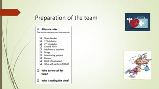 Preparation of the team
 