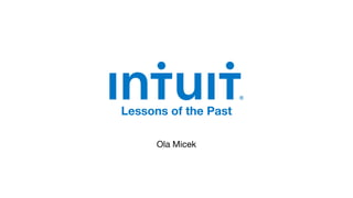 Lessons of the Past
Ola Micek
 