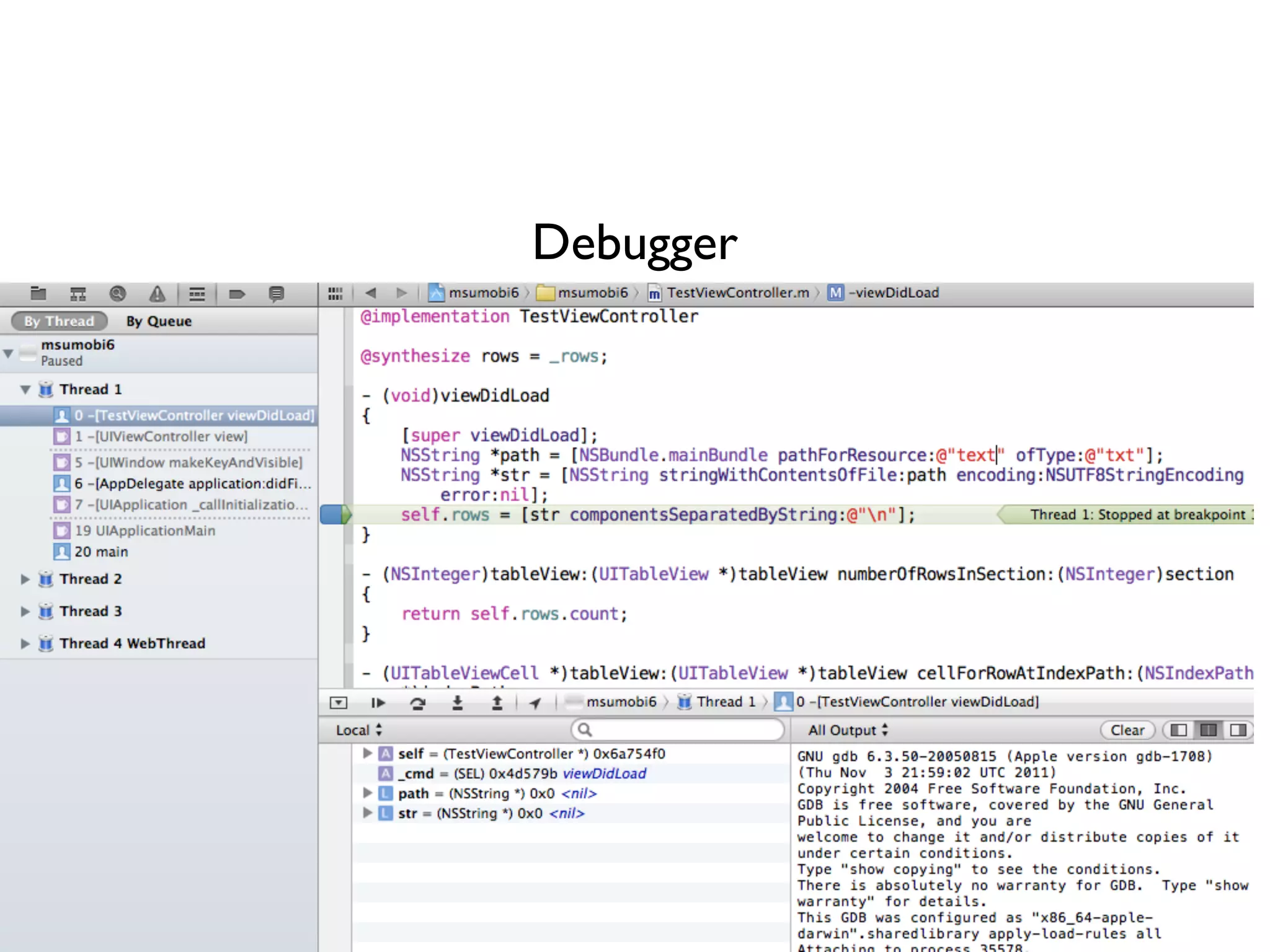 Debugger
 