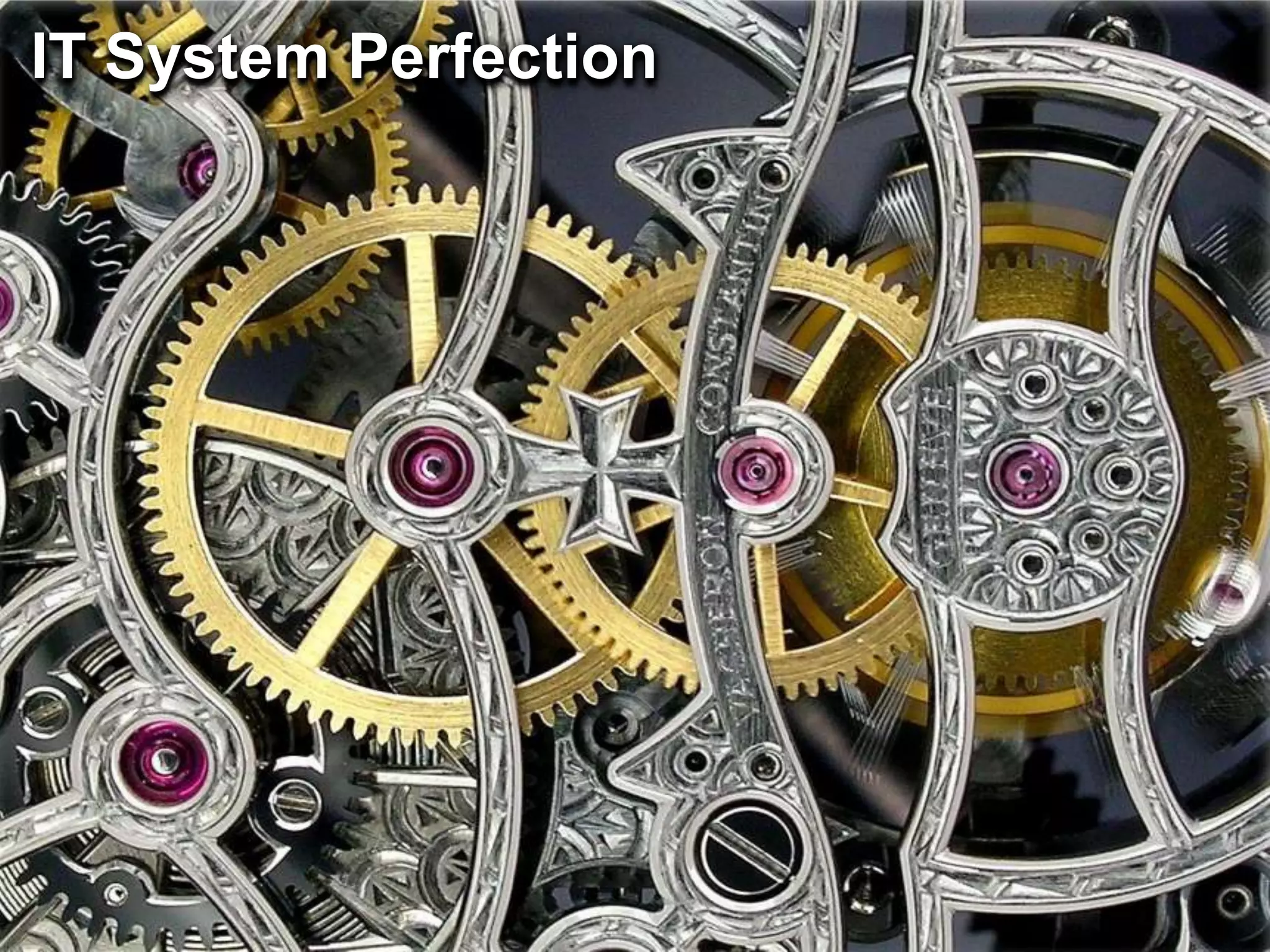 © Copyright 2013 Fujitsu
Enlightenment Bias:
- Sub-parts of a complex system
are separately understood
- A stable system is made from
very hard & durable sub-parts.
 