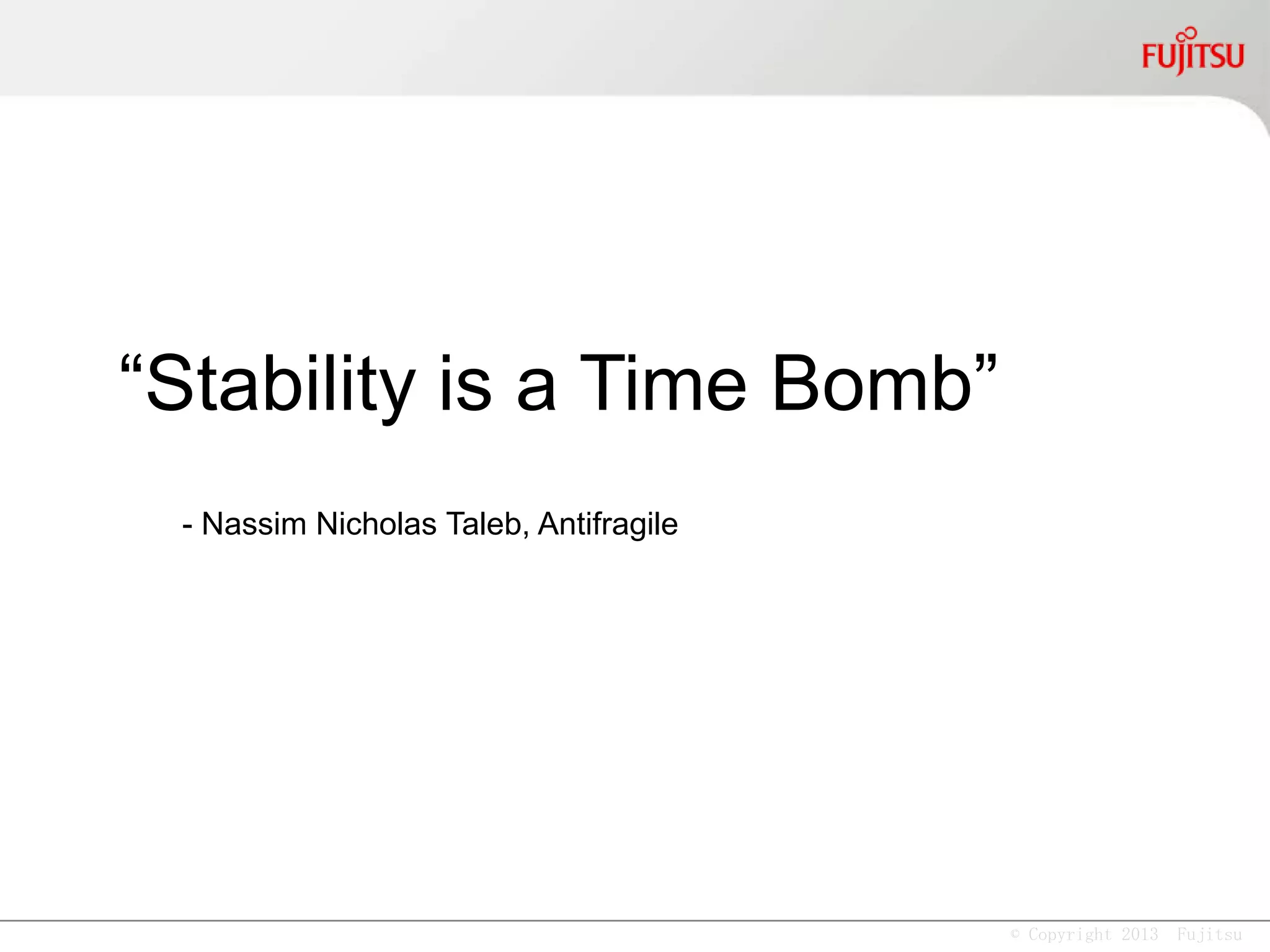 © Copyright 2013 Fujitsu
Protected Exposed
Craving Stress (Exercise)
 
