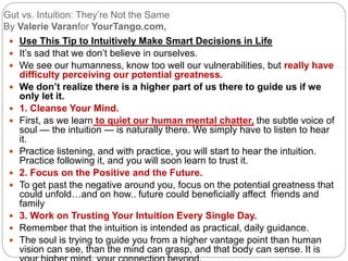 Intuition and guts | PPTX