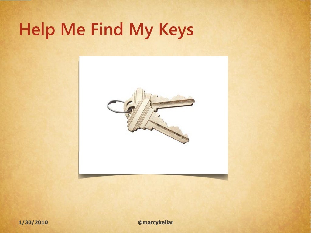 Help Me Find My Keys