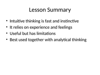 INTUITIVE THINKING A LESSON IN TNCT.pptx