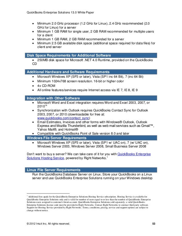 Quickbooks With Vista