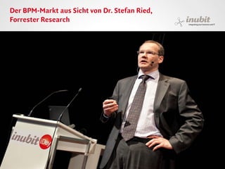 Der BPM-Markt aus Sicht von Dr. Stefan Ried,
Forrester Research




inubit – integrating your business and IT
 