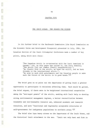 Inuit and Canada's Ocean Management