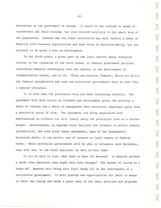 Inuit and Canada's Ocean Management