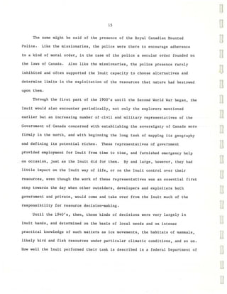 Inuit and Canada's Ocean Management