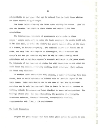 Inuit and Canada's Ocean Management