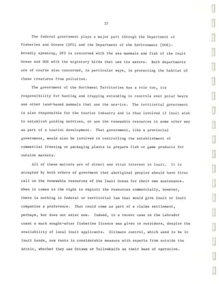 Inuit and Canada's Ocean Management