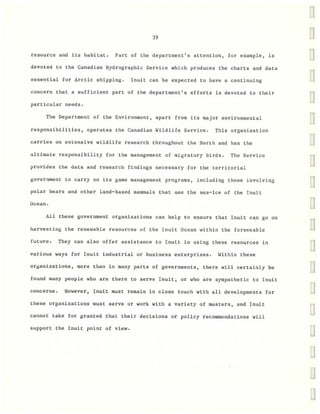 Inuit and Canada's Ocean Management