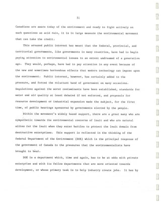 Inuit and Canada's Ocean Management