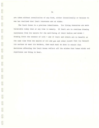 Inuit and Canada's Ocean Management