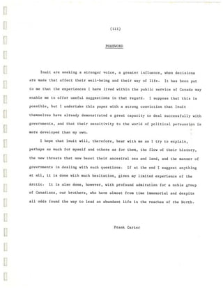 Inuit and Canada's Ocean Management