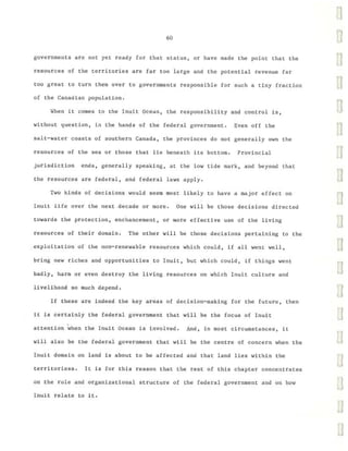 Inuit and Canada's Ocean Management