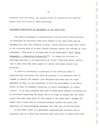 Inuit and Canada's Ocean Management